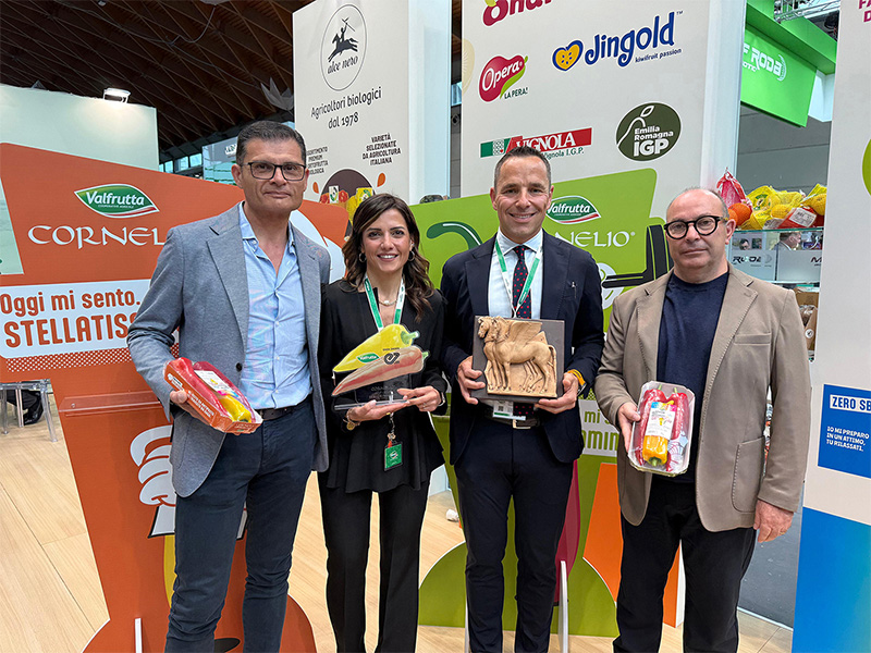 Da sinistra: Salvatore Gaglione, Claudia Iannarella, Enrico Bucchi, Carmelo Iacono